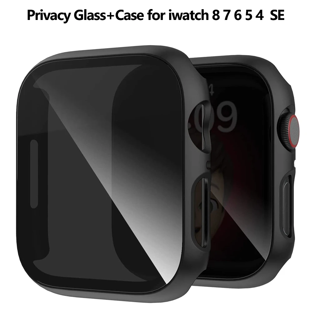 Privacy Screen Protector - Vetro Privacy + Custodia per Apple