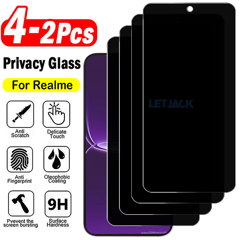 Realme Note 50 - Pellicola Protettiva Anti-spia 2-4 Pezzi per