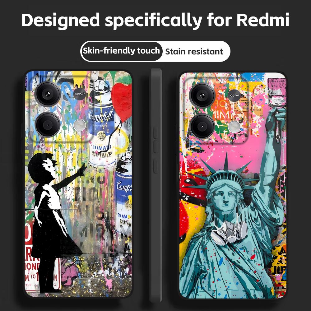 Custodia per telefono Banksy G - Xiaomi Redmi Note 14 recensione e prezzo