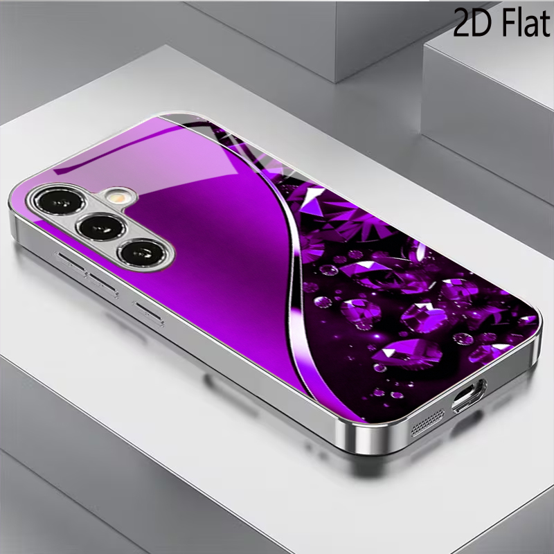 Sfondo con Gemme Viola per Sam - Samsung Galaxy A55 recensione e prezzo