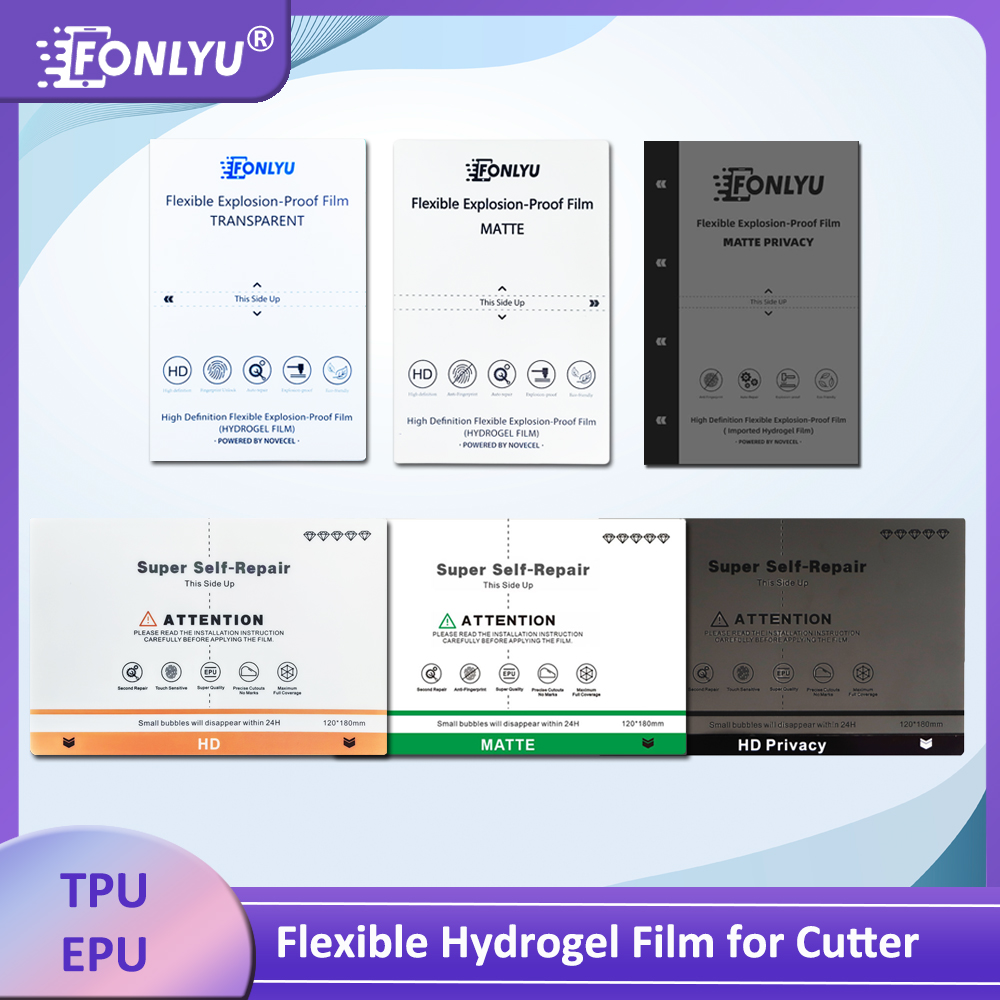 FONLYU 50pc Universale HD Opac - Screen Protector Cutter recensione e prezzo
